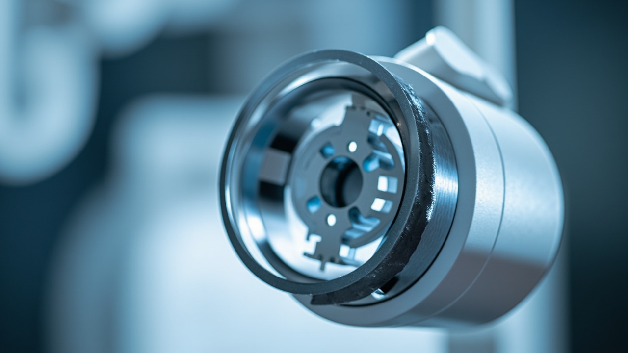 Close-up of dental x-ray tube