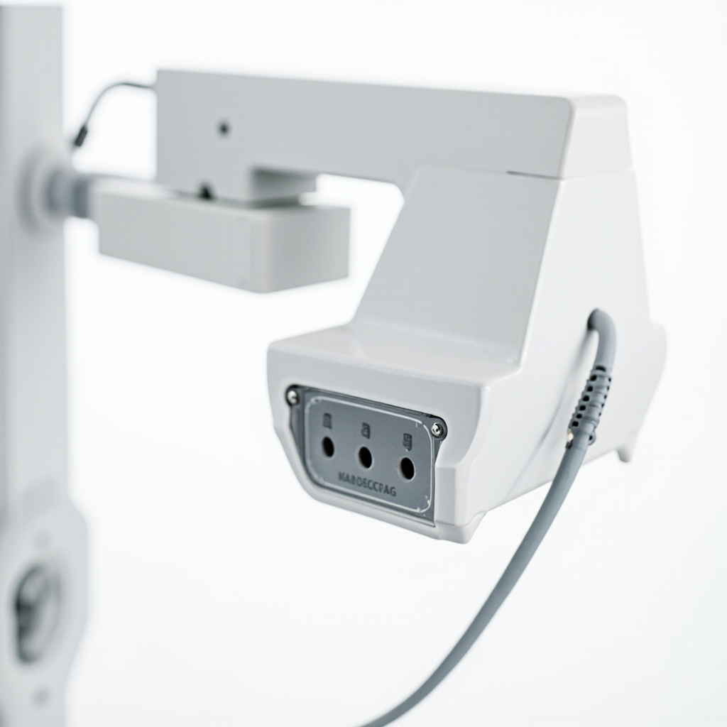 Digital dental X-ray sensor close-up