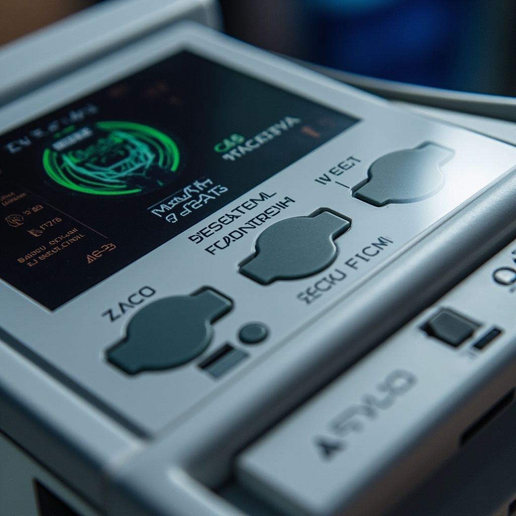 Handheld X-ray device controls and safety features