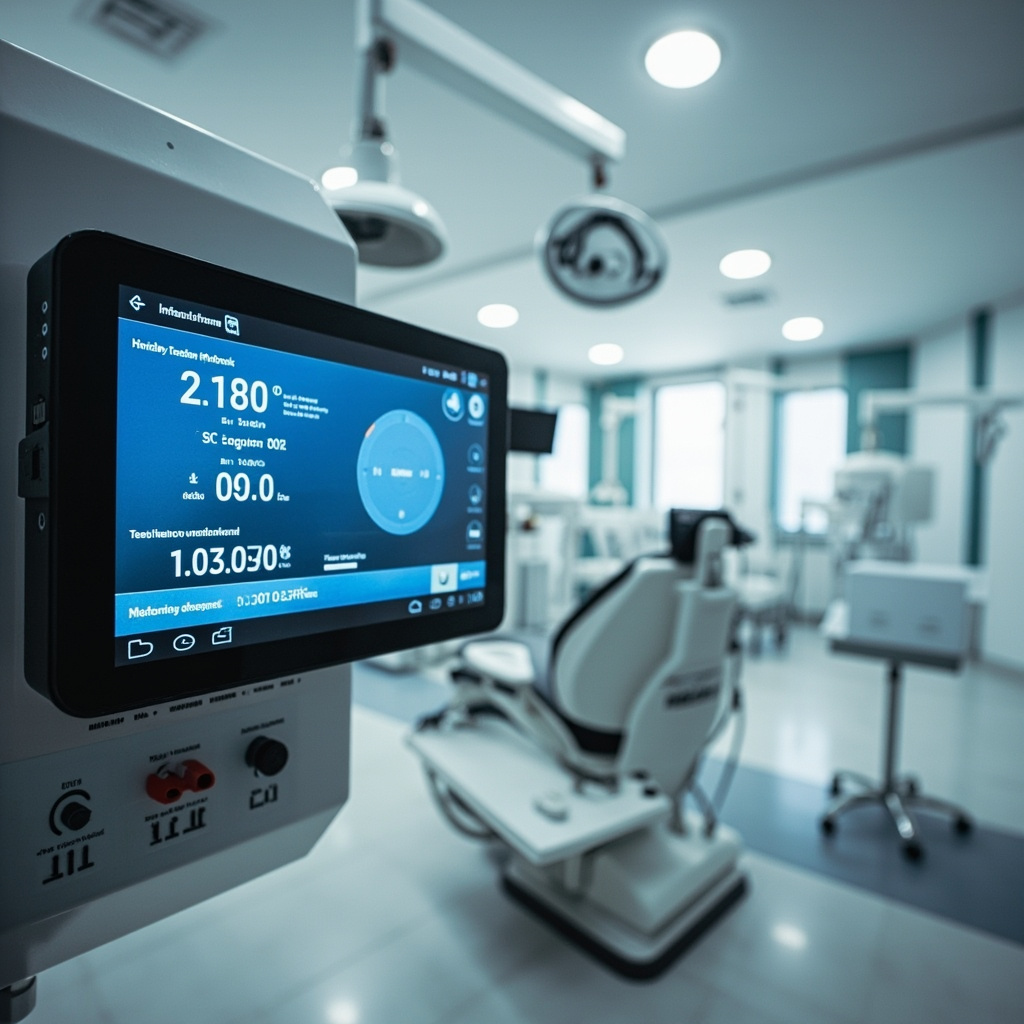 Digital environmental monitoring system in dental clinic