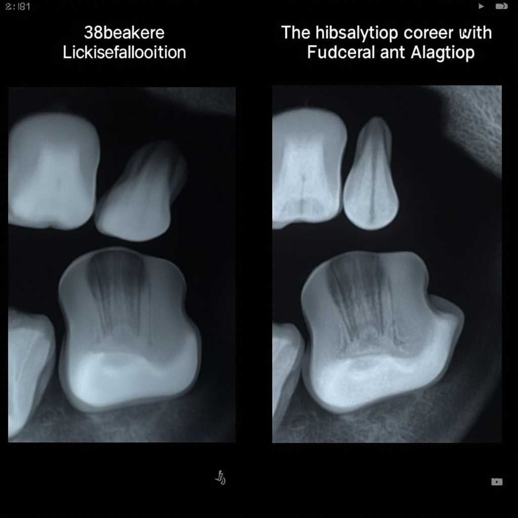 Comparison of overexposed versus properly exposed dental X-rays