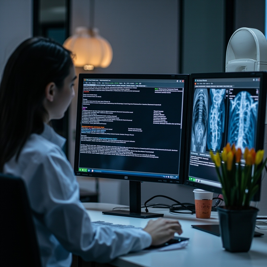 DICOM troubleshooting interface showing network diagnostics
