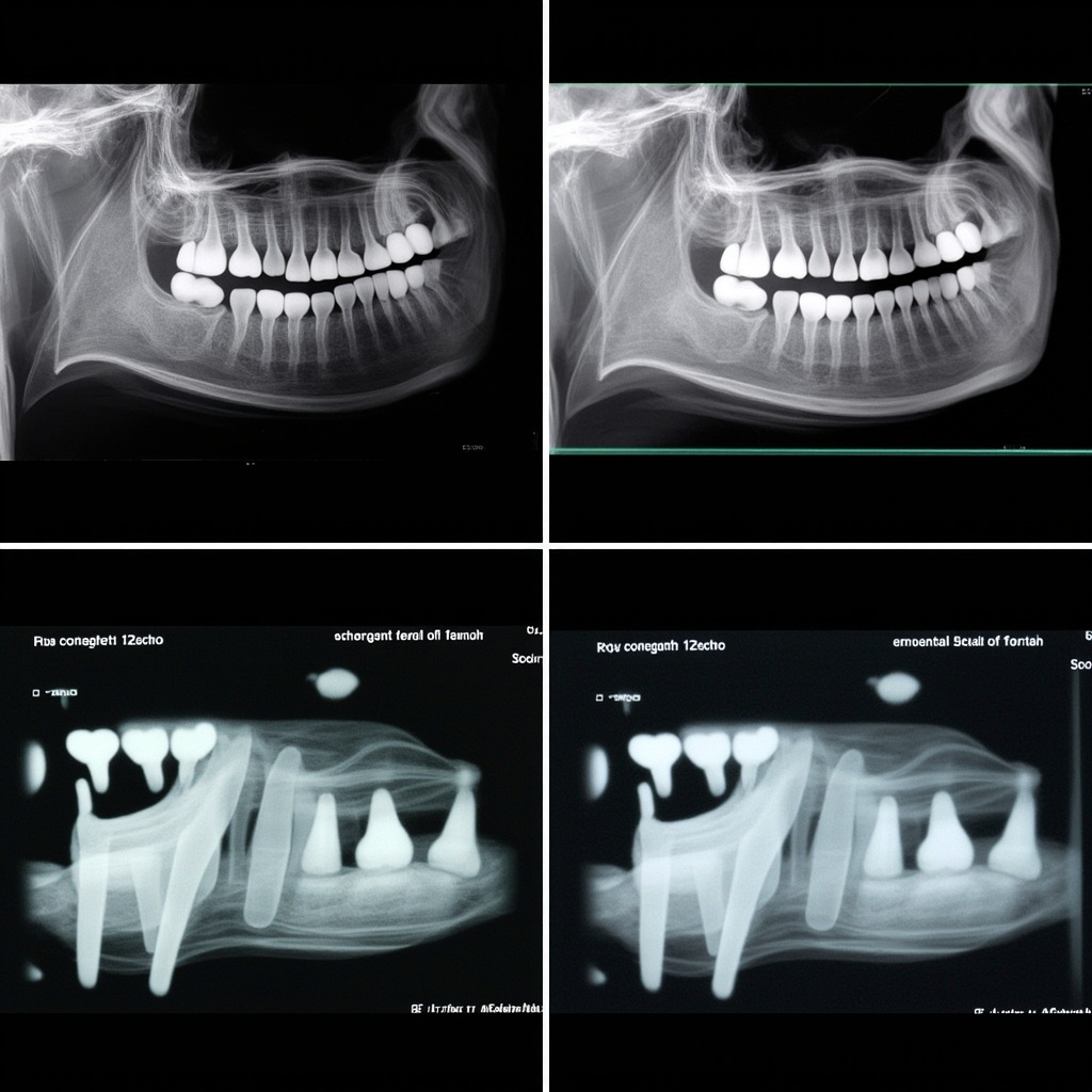 Comparison of correct versus incorrect panoramic X-ray positioning results
